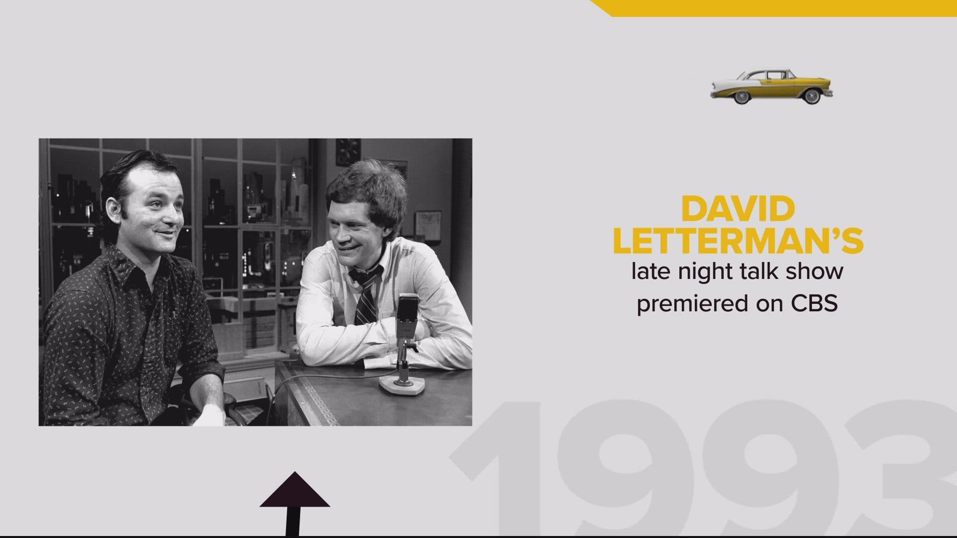 Today In History David Letterman Premieres On Cbs Wusa