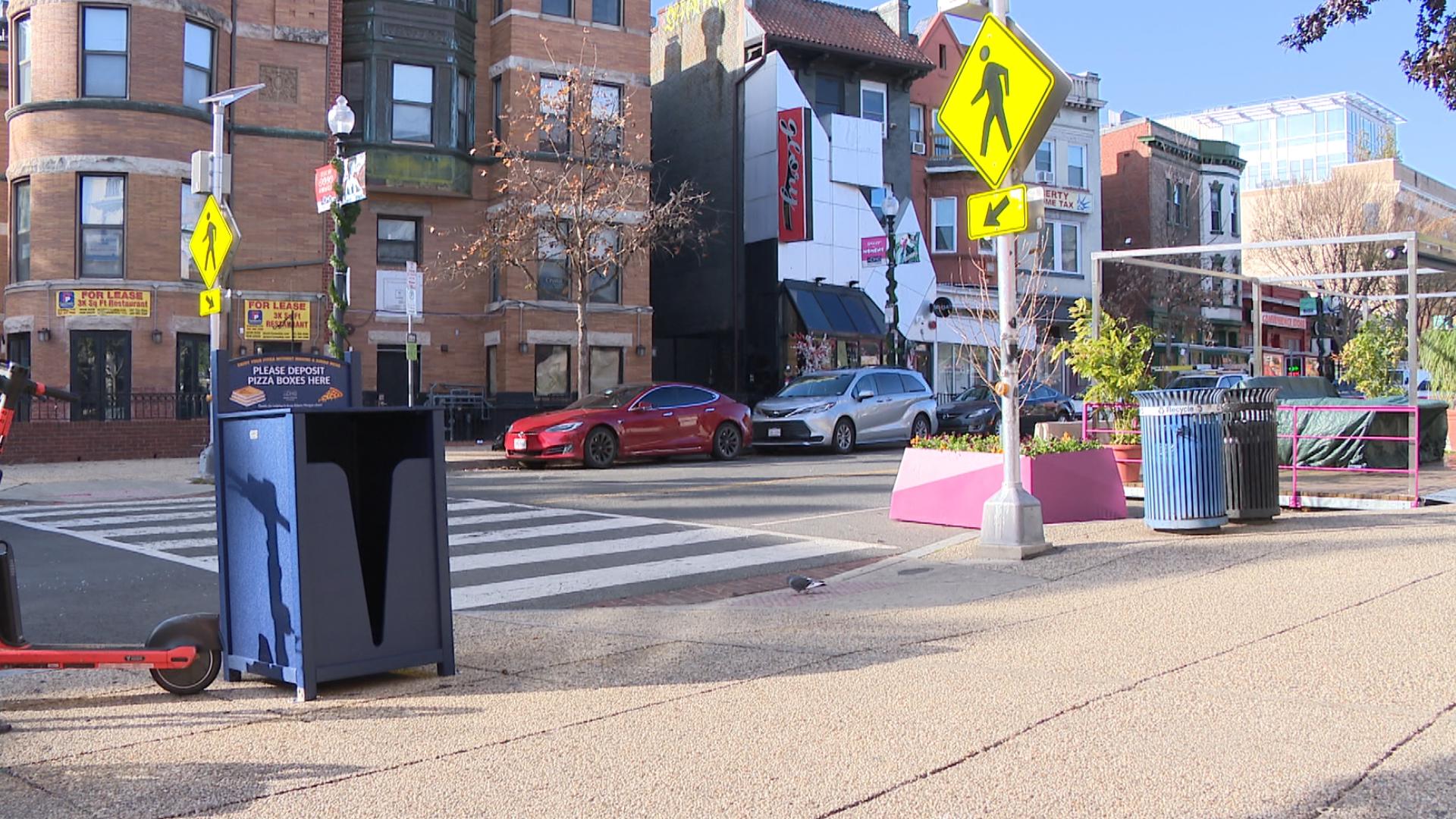 Adams Morgan Rolls Out New Pizza Box Recycle Bins Wusa