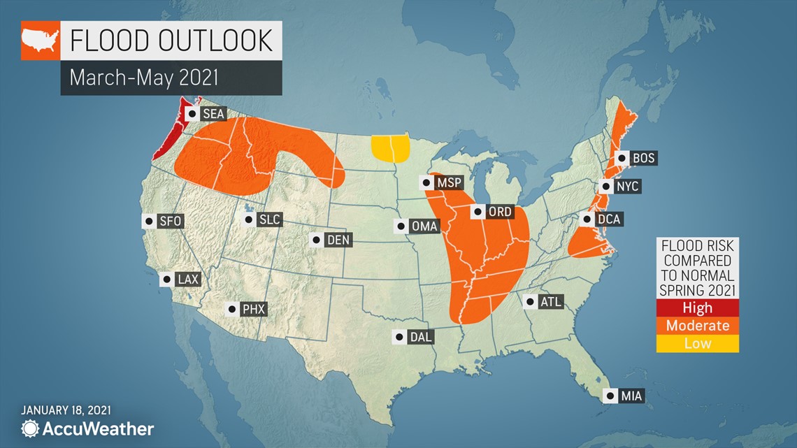 When Will The Winter Weather End In The U S A National Spring Forecast Wusa9 Com