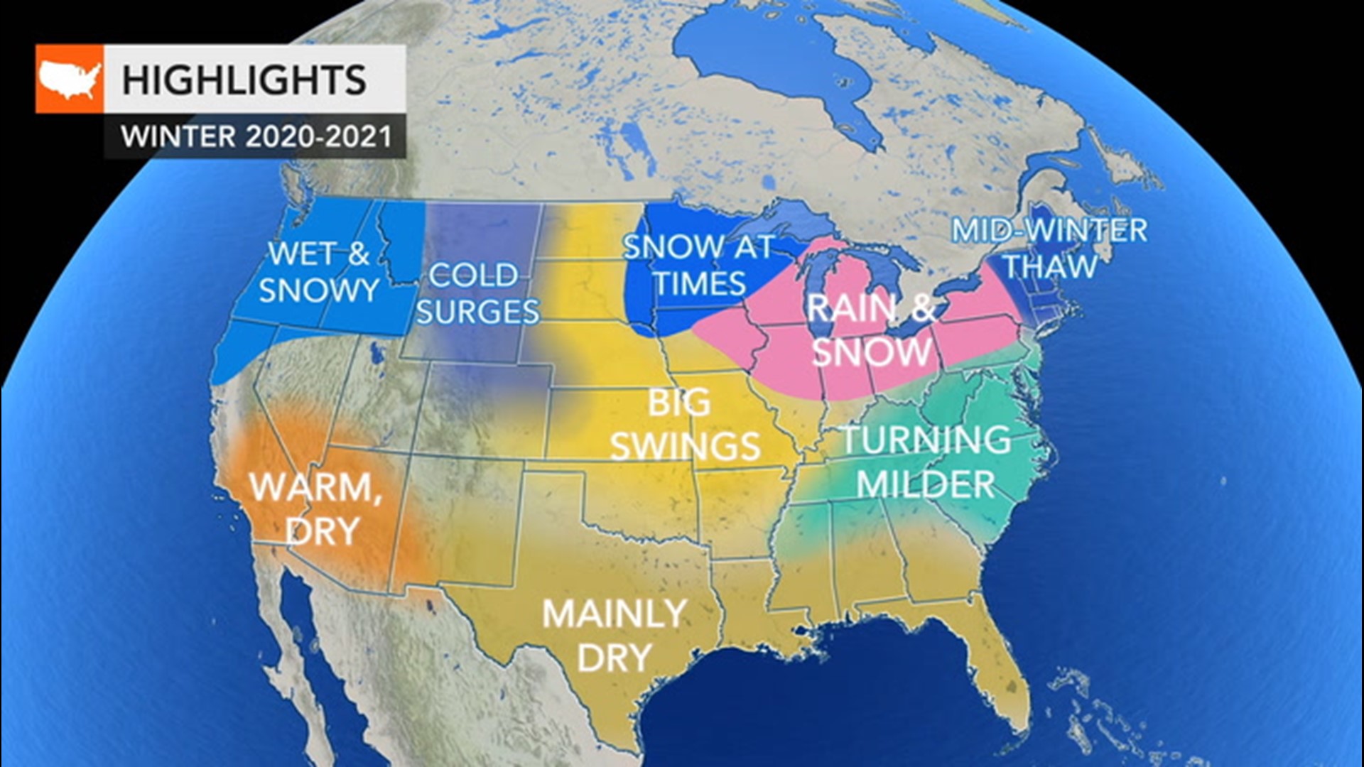 Winter Is Coming Here S The Winter Weather Forecast For Around The Country Wusa9 Com