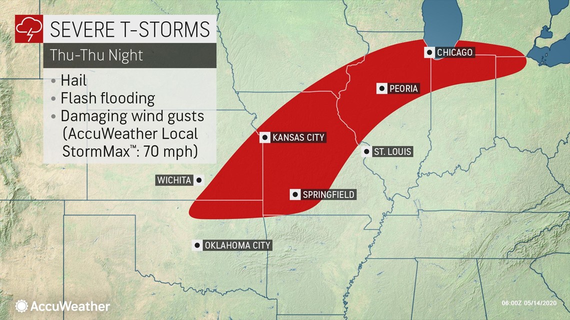 Severe Storms Flooding To Target Waterlogged Central Us Wusa9 Com