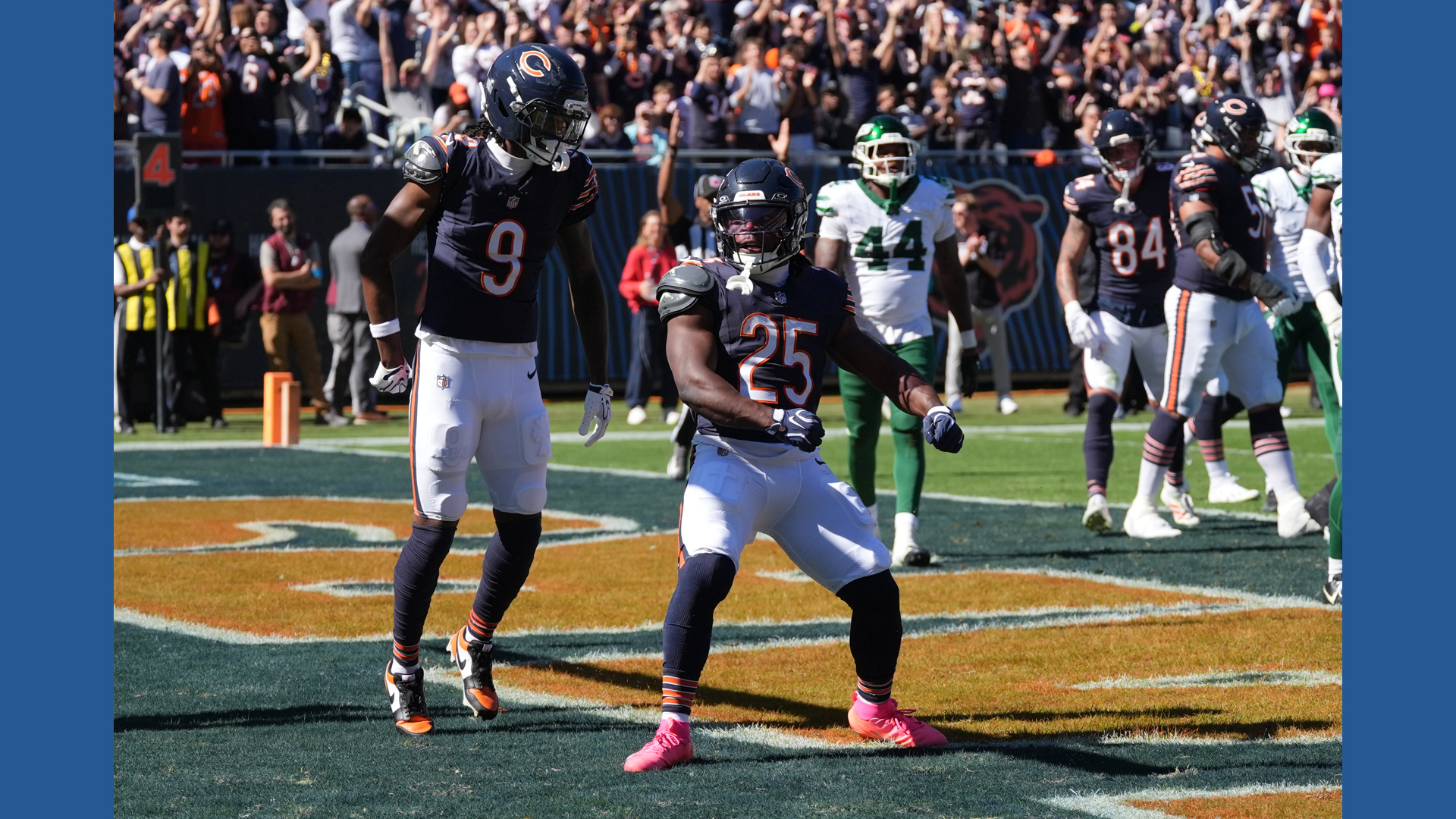 Kyle Monangai scores 2 TDs as the Chicago Bears beat the New York Jets ...