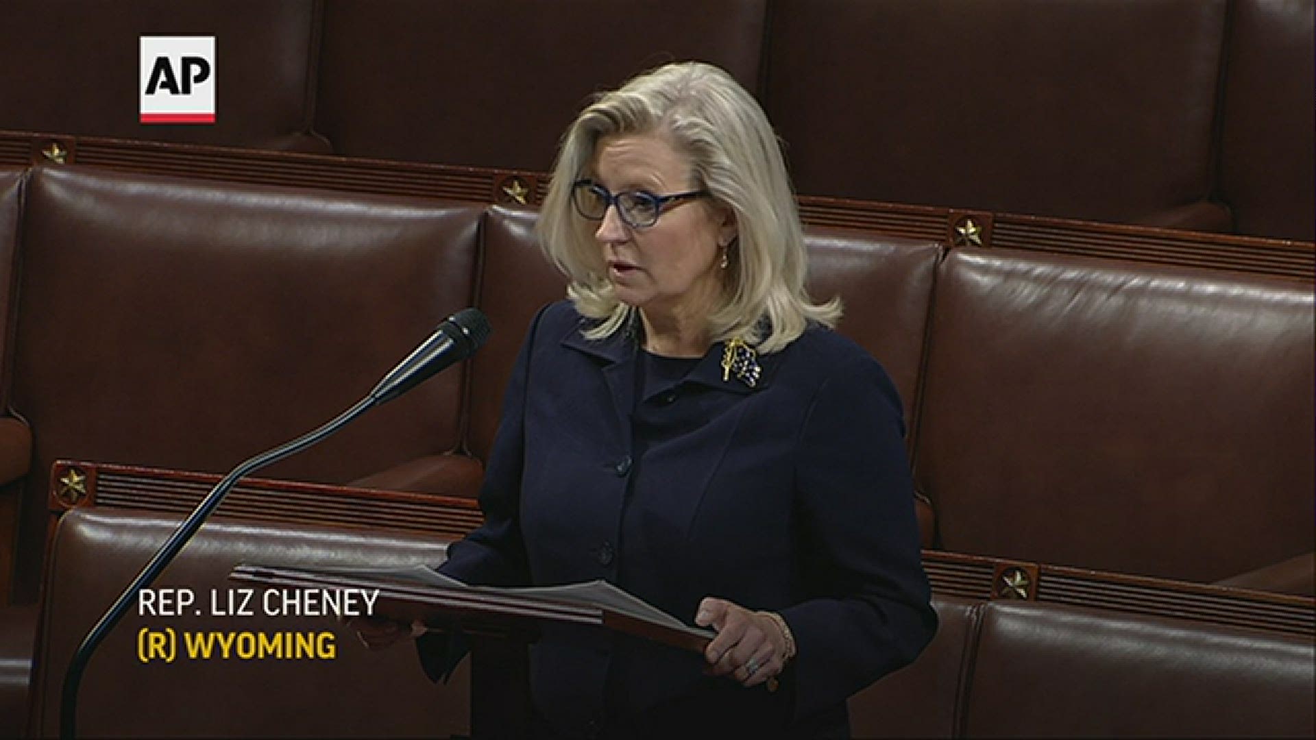 Rep. Liz Cheney lashed out at leaders of her own Republican Party, accusing former President Trump and his supporters of following a path to undermine democracy.