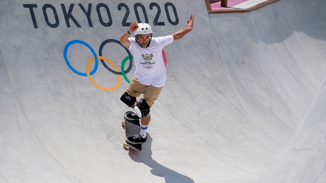 Tokyo Olympic skateboarding 46yearold Dallas Oberholzer