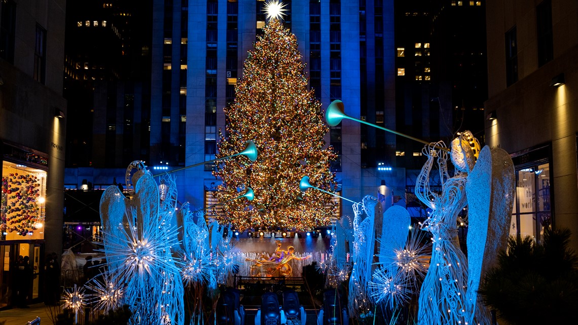 Rockefeller center christmas tree lighting 2021 owl