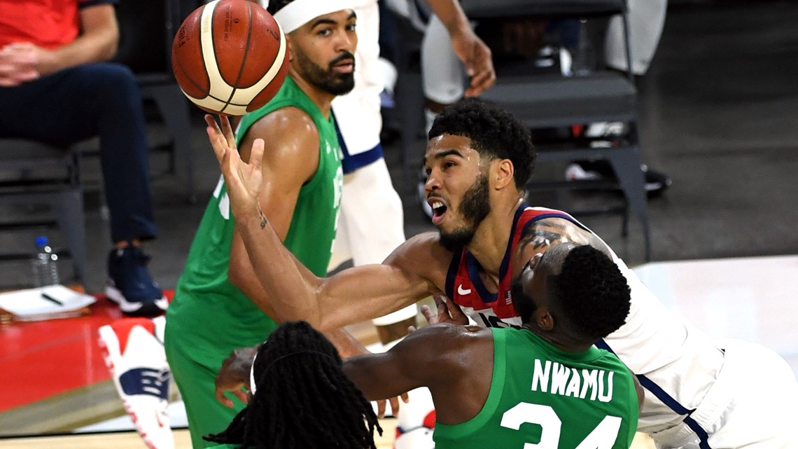 Nigeria Beats Usa 90 87 In Olympic Basketball Tune Up Wusa9 Com