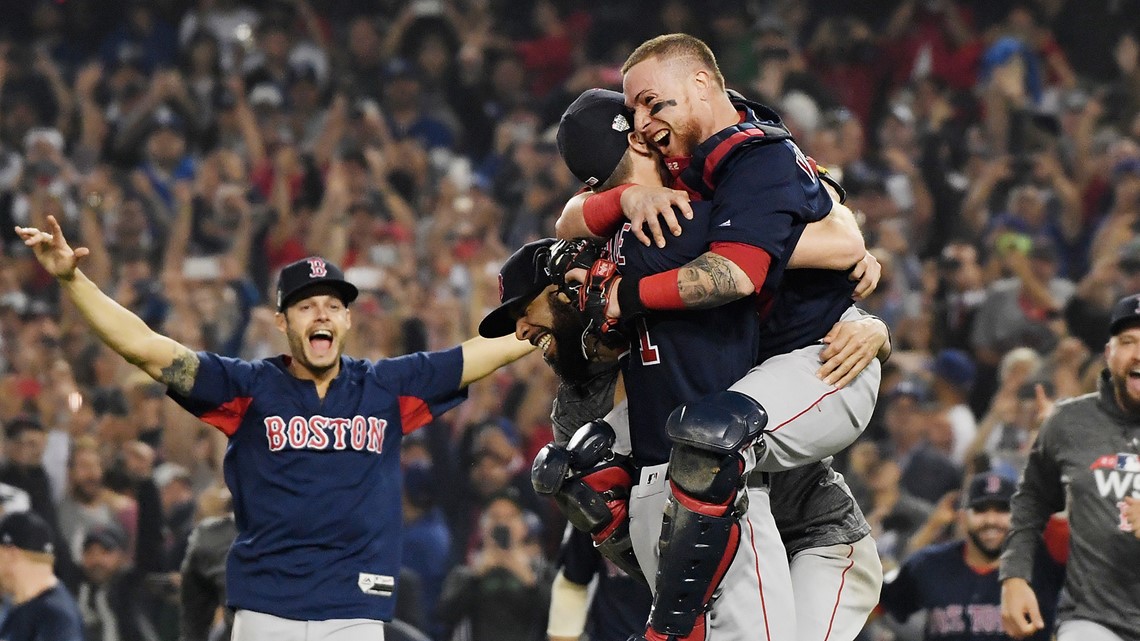 Boston Red Sox win 2018 World Series, end five-year title drought.