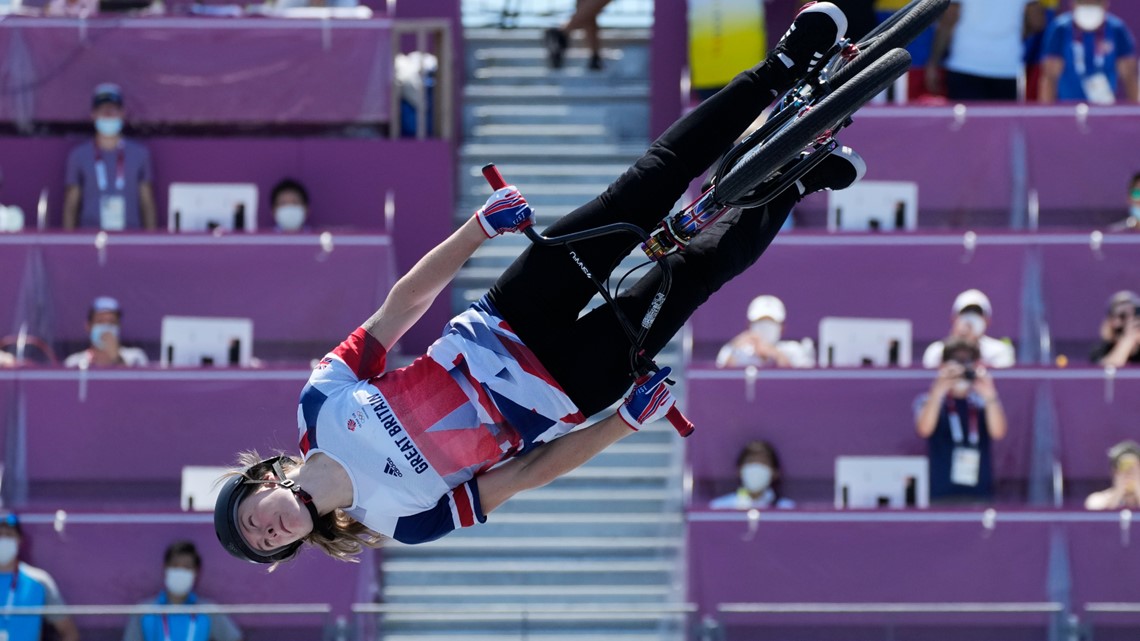 Tokyo Olympics Britain tops US in women's BMX freestyle