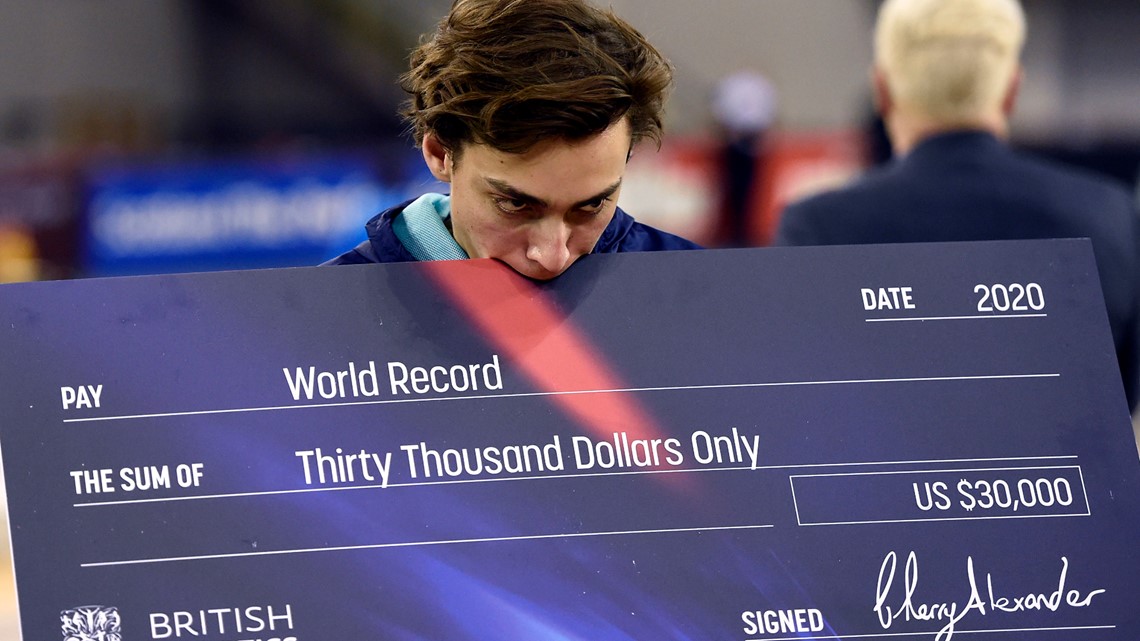 Armand Mondo Duplantis Breaks World Pole Vault Record Again Wusa9 Com