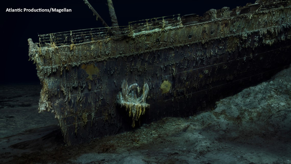 Titanic shipwreck captured in 1st full-size 3D scan | wusa9.com