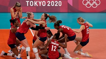 US women's volleyball team secures first Olympic gold medal