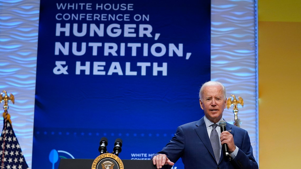 Joe Biden Talks Food Insecurity At White House Hunger Conference ...