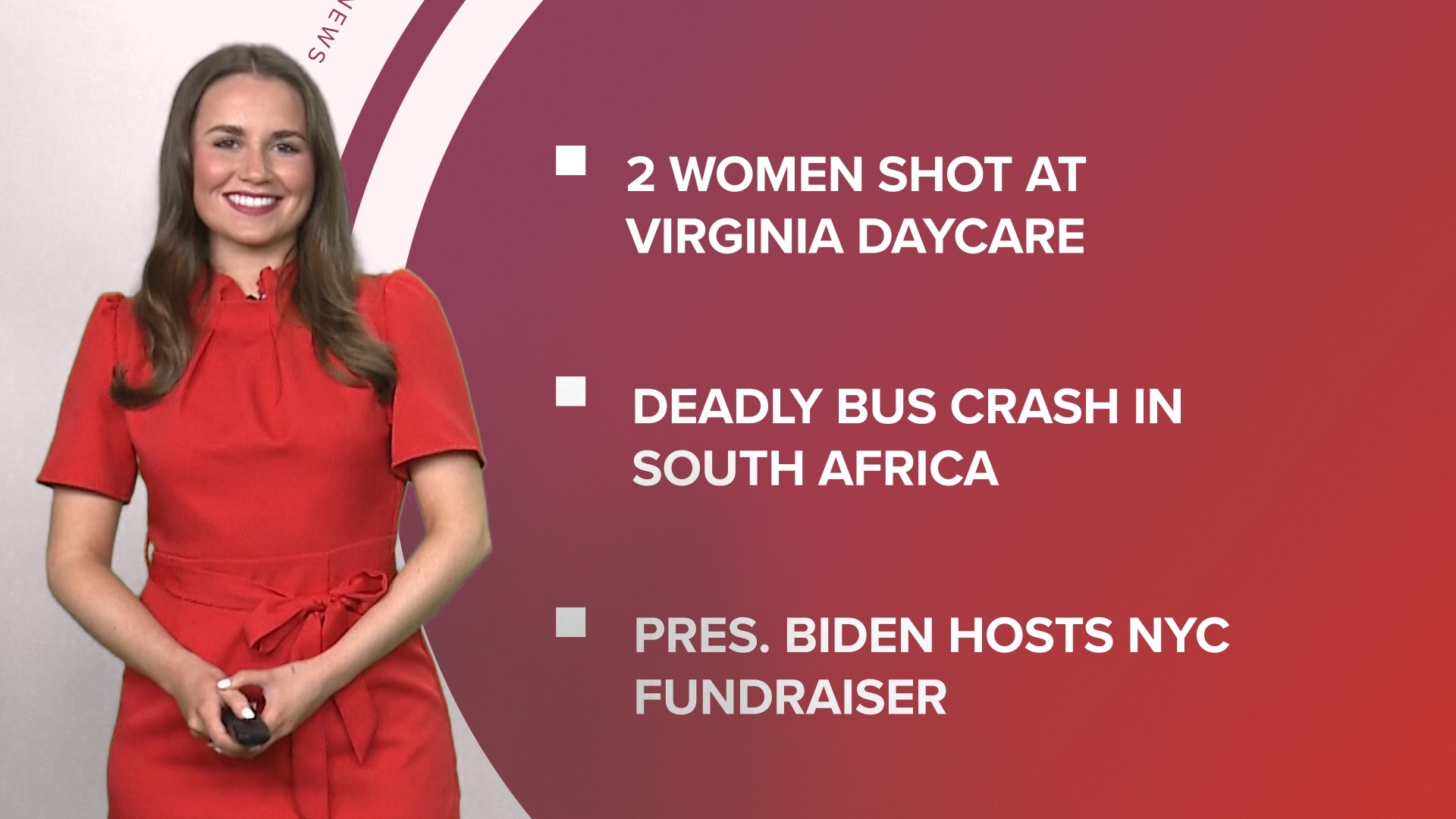 A look at what is happening in the news from a deadly bus crash in South Africa to a big fundraiser for Pres. Biden and preparing for the April 8 solar eclipse.