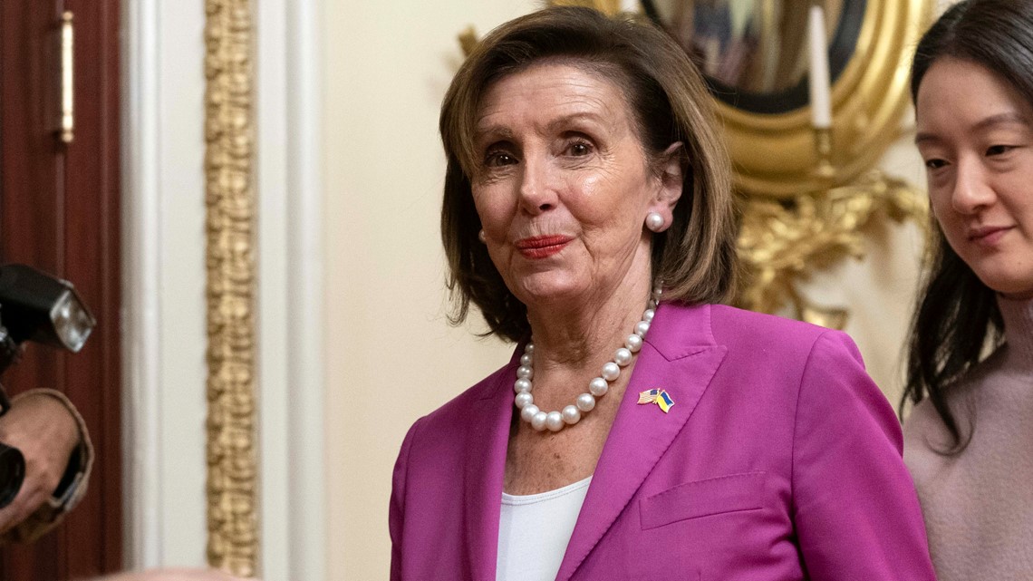 Former Speaker Pelosi throws out first pitch at Nationals' Pride night -  WTOP News