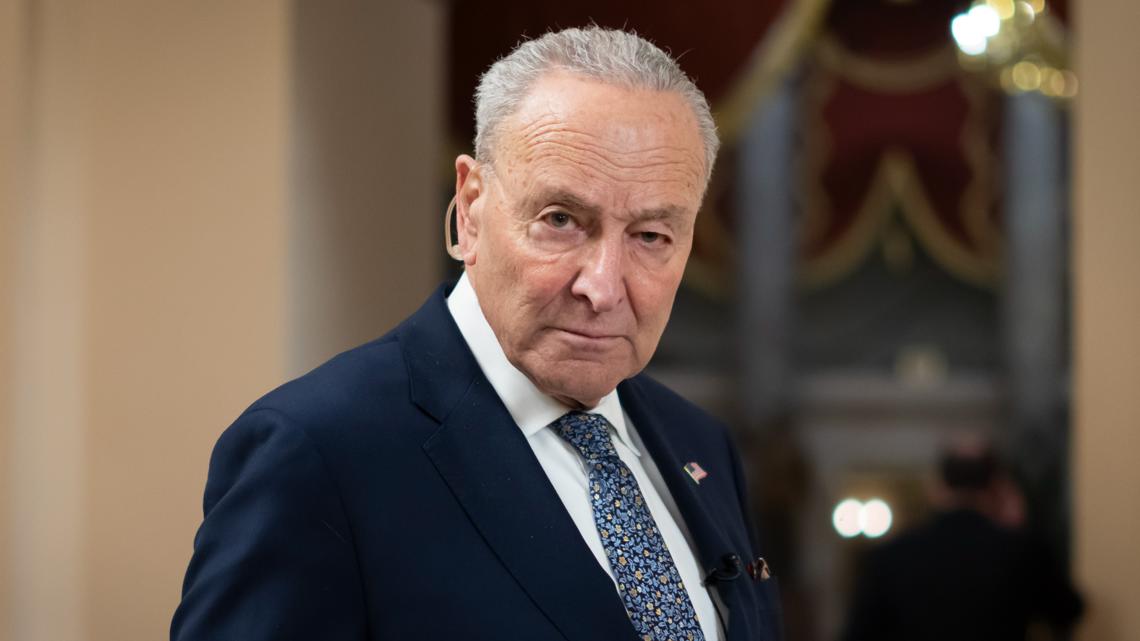 Schumer defends government spending vote amid calls for him to step ...