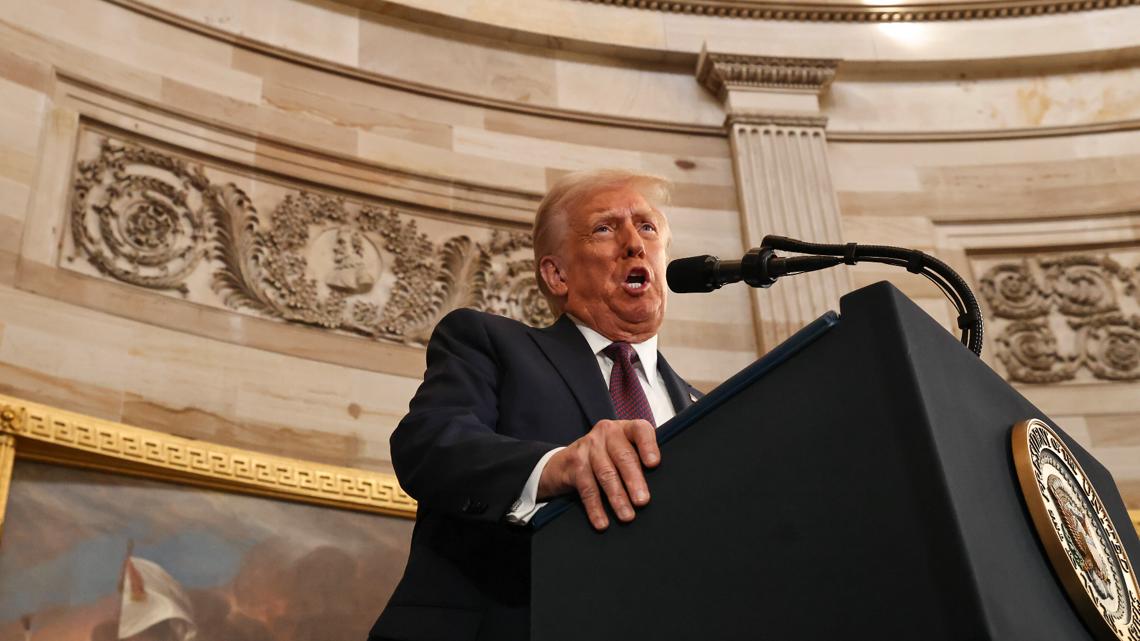 Trump makes sweeping promises in his inaugural address | wusa9.com