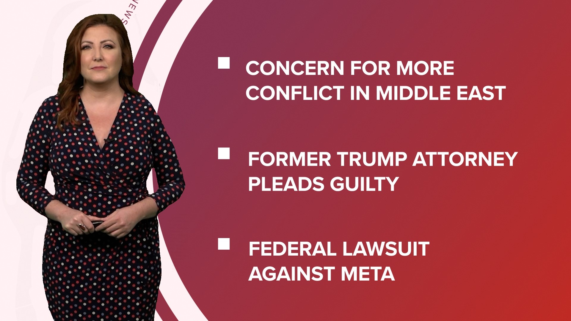 A look at what is happening in the news from concerns for a broader conflict in the Middle East to 41 states and D.C. sue Meta and Starbucks unveils holiday cups.