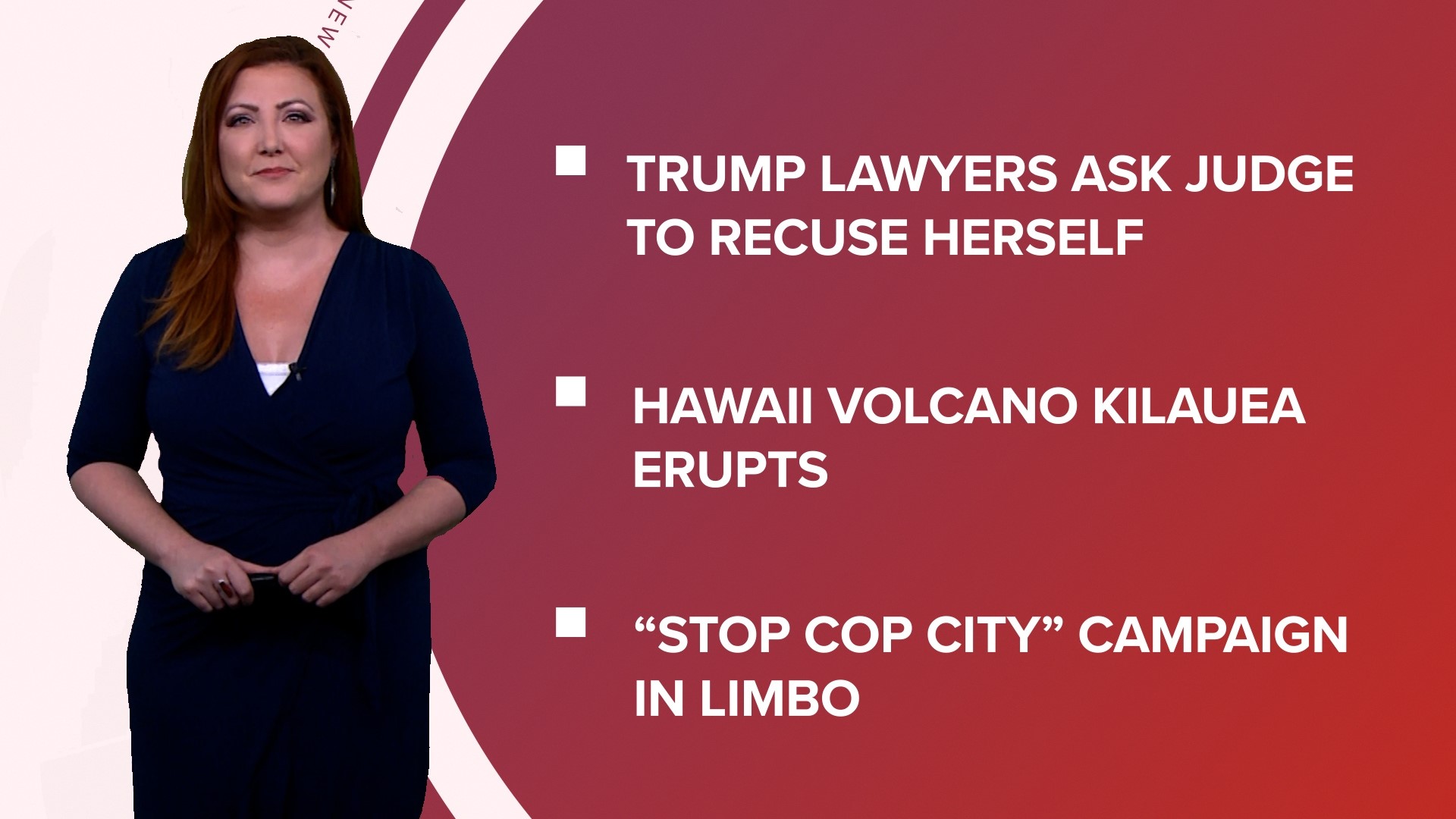 A look at what is happening in the news from a new covid booster approved by the FDA to a volcano erupts in Hawaii and an American explorer rescued from a cave.