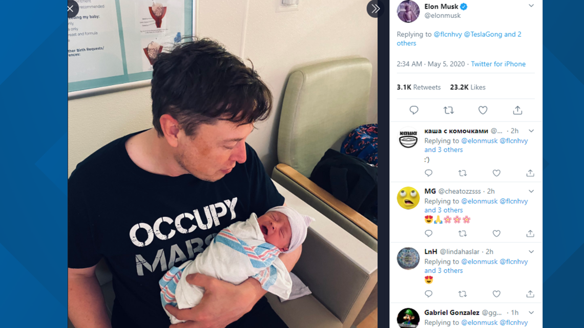 Elon Musk And Singer Grimes Welcome Their First Child Wusa9 Com