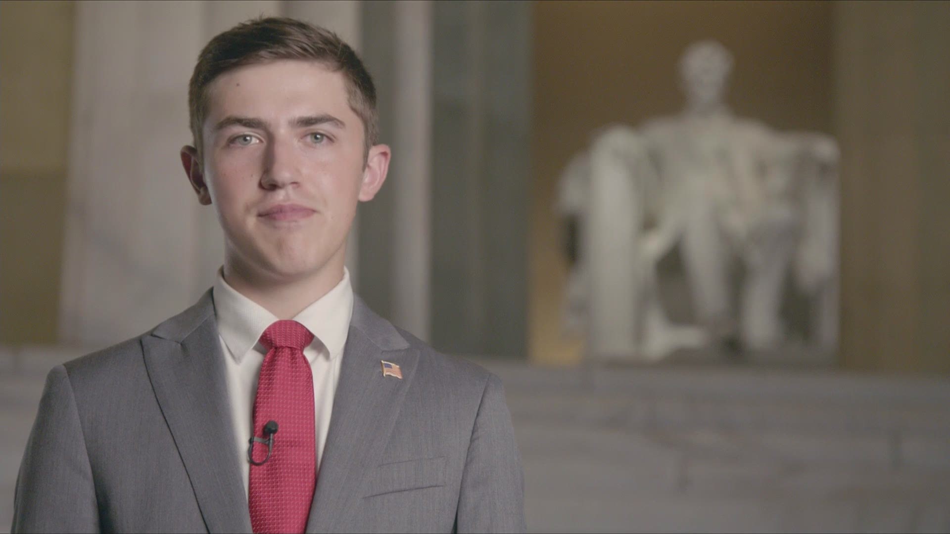 A Kentucky teen known for video of his interaction with a Native American man during dueling demonstrations at the Lincoln Memorial spoke Tuesday at the RNC.