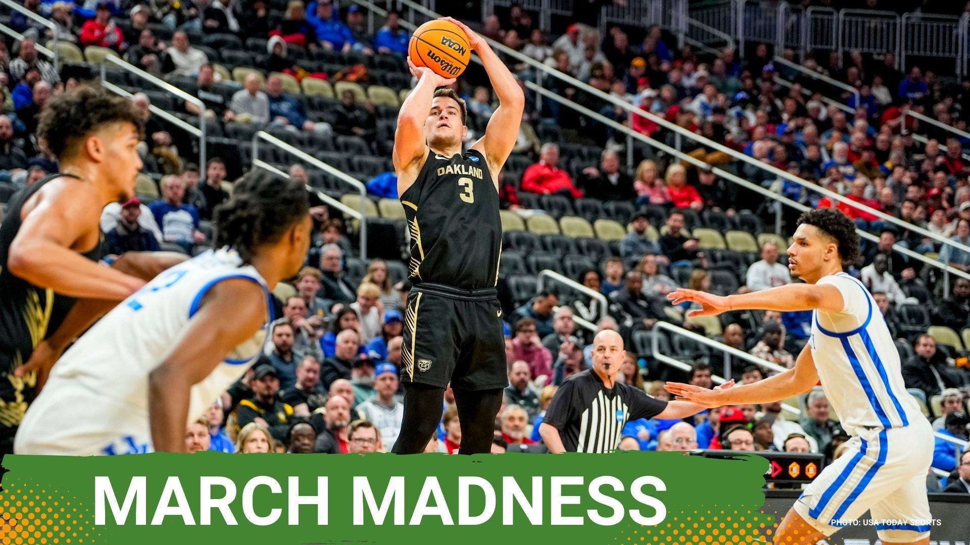 Discussing the day's top sports stories from March Madness begins with major upsets to debating if the NFL needs revamped kickoff rules.