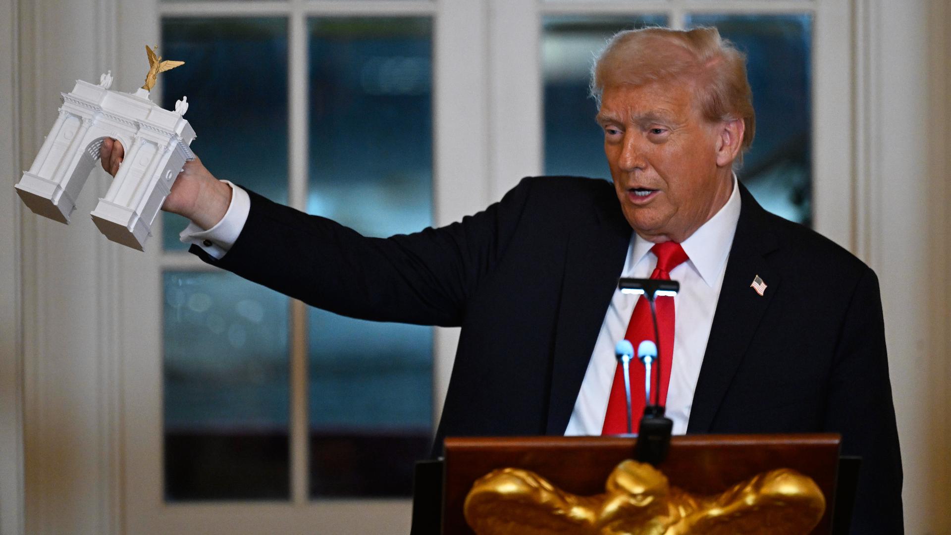 Plans revealed for 'Arc de Trump' near Lincoln Memorial | wusa9.com