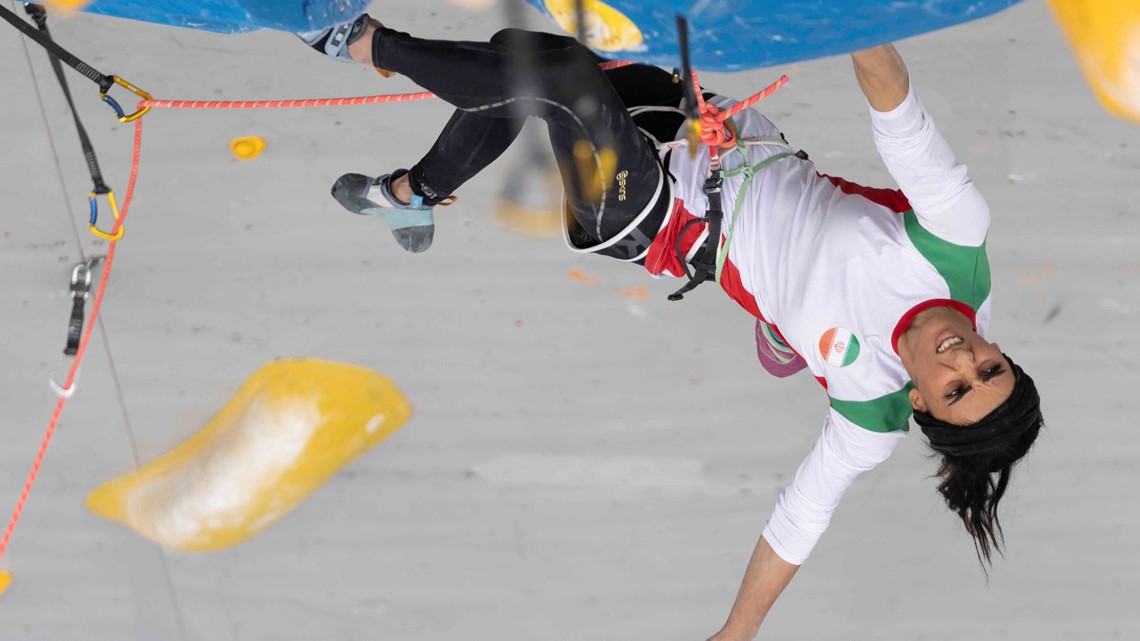 Safety Of Iranian Climber Feared After Competing Without Hijab | Wusa9.com