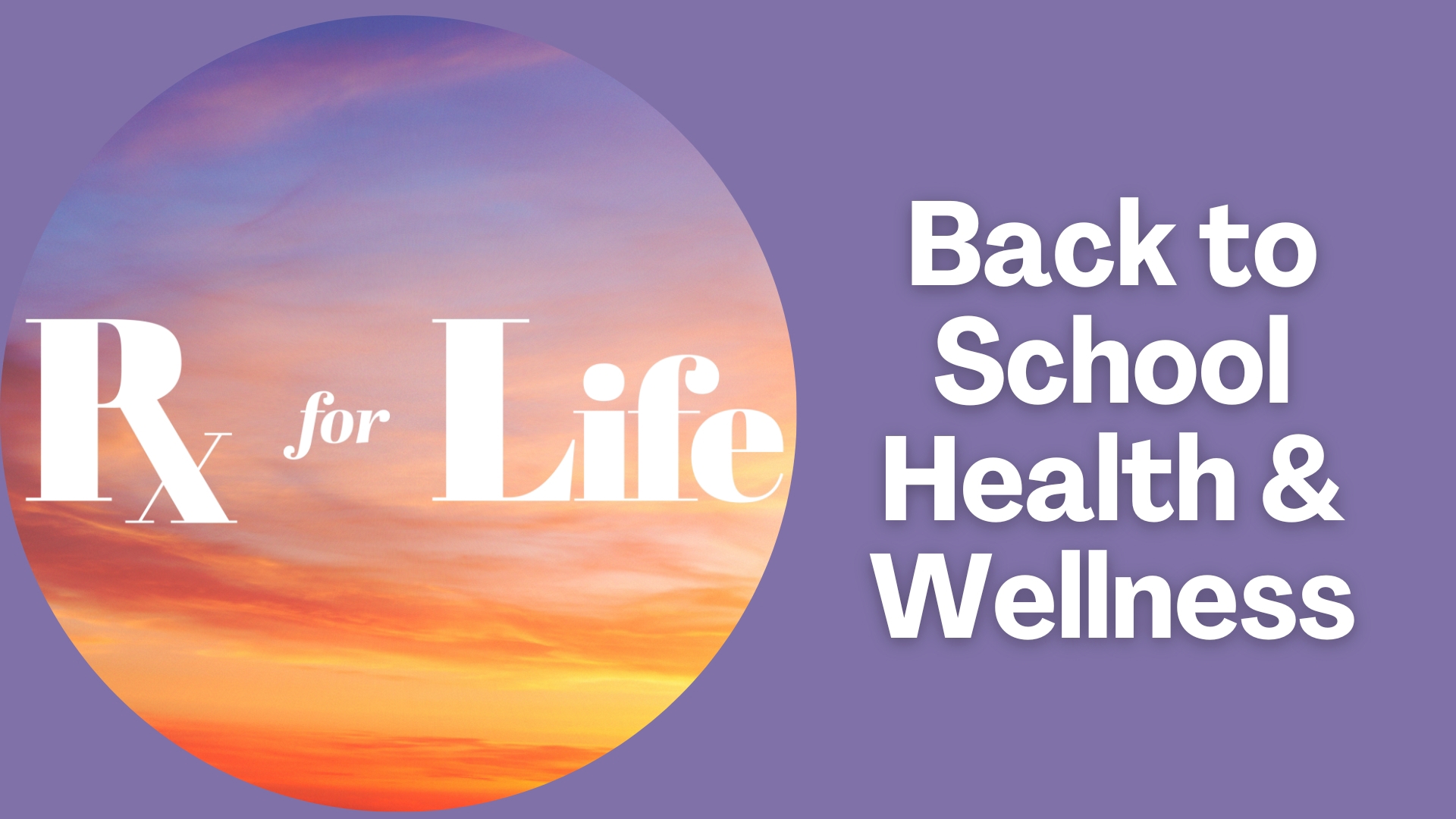 Host, Monica Robins talks with an expert about what parents need to know about the health and wellness of their children as they head back to school.