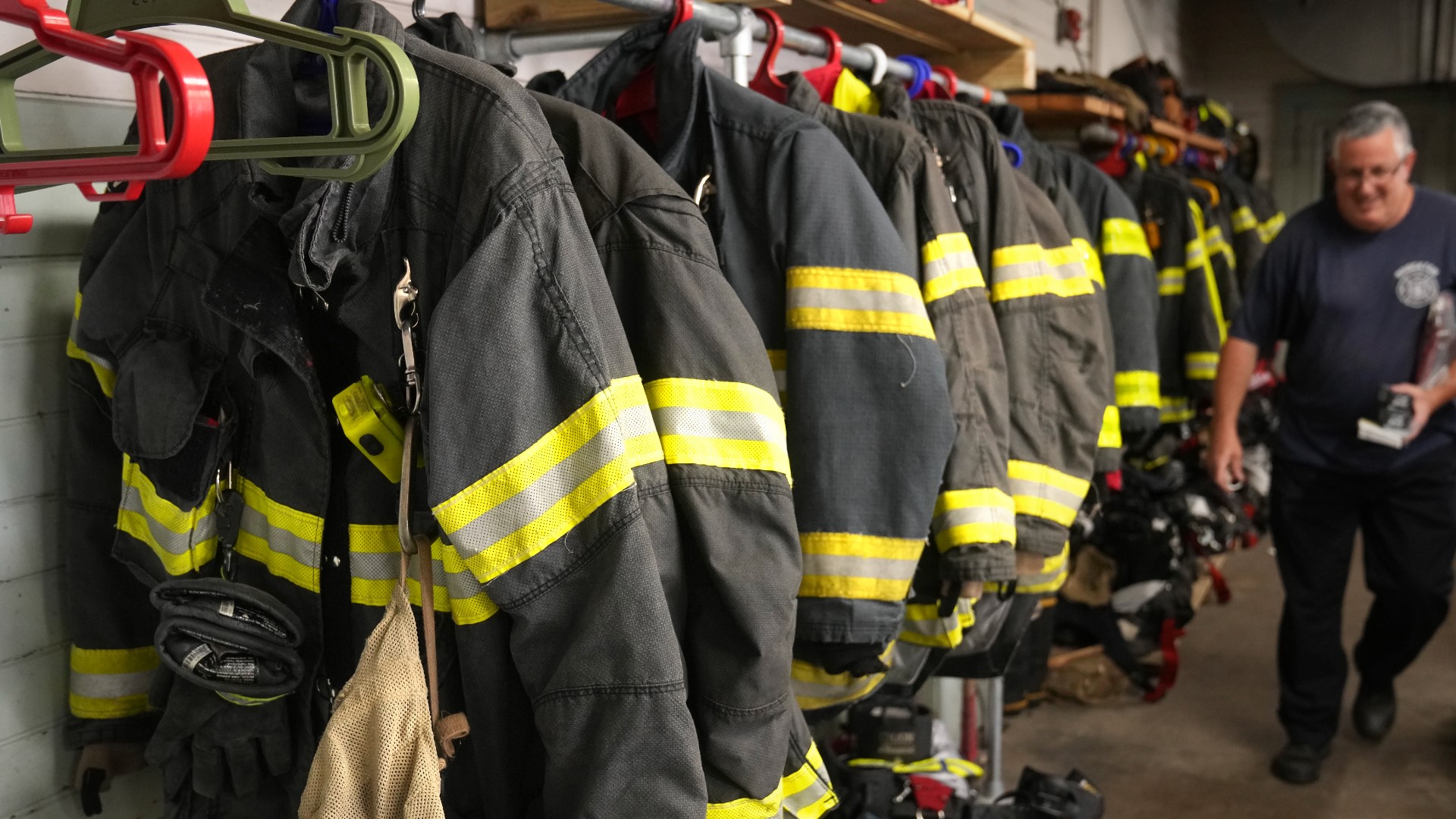 Firefighters are concerned that gear laced with the toxic industrial compound PFAS could be one reason why cancer rates among their ranks are rising.