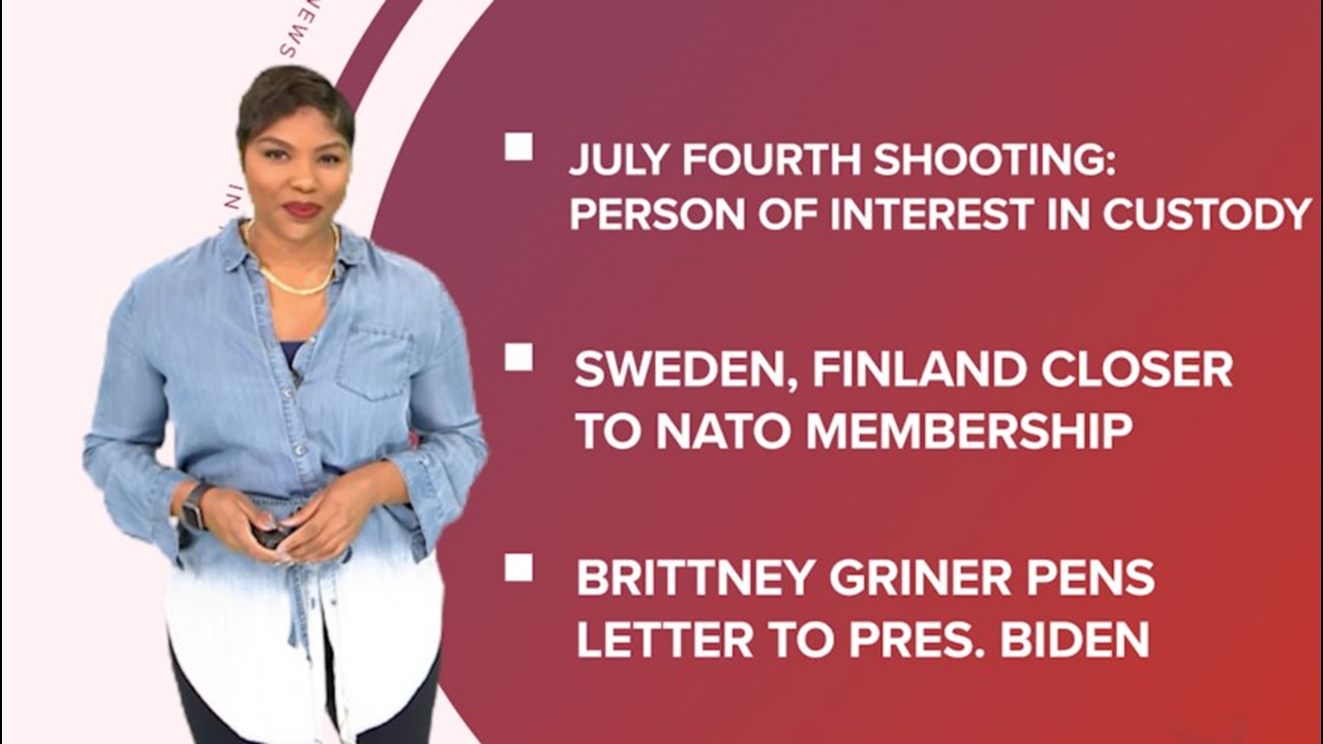 A look at what is happening around the U.S., from a mass shooting on July 4th to a deadly police shooting leading to protests and a WNBA star's plea for help.