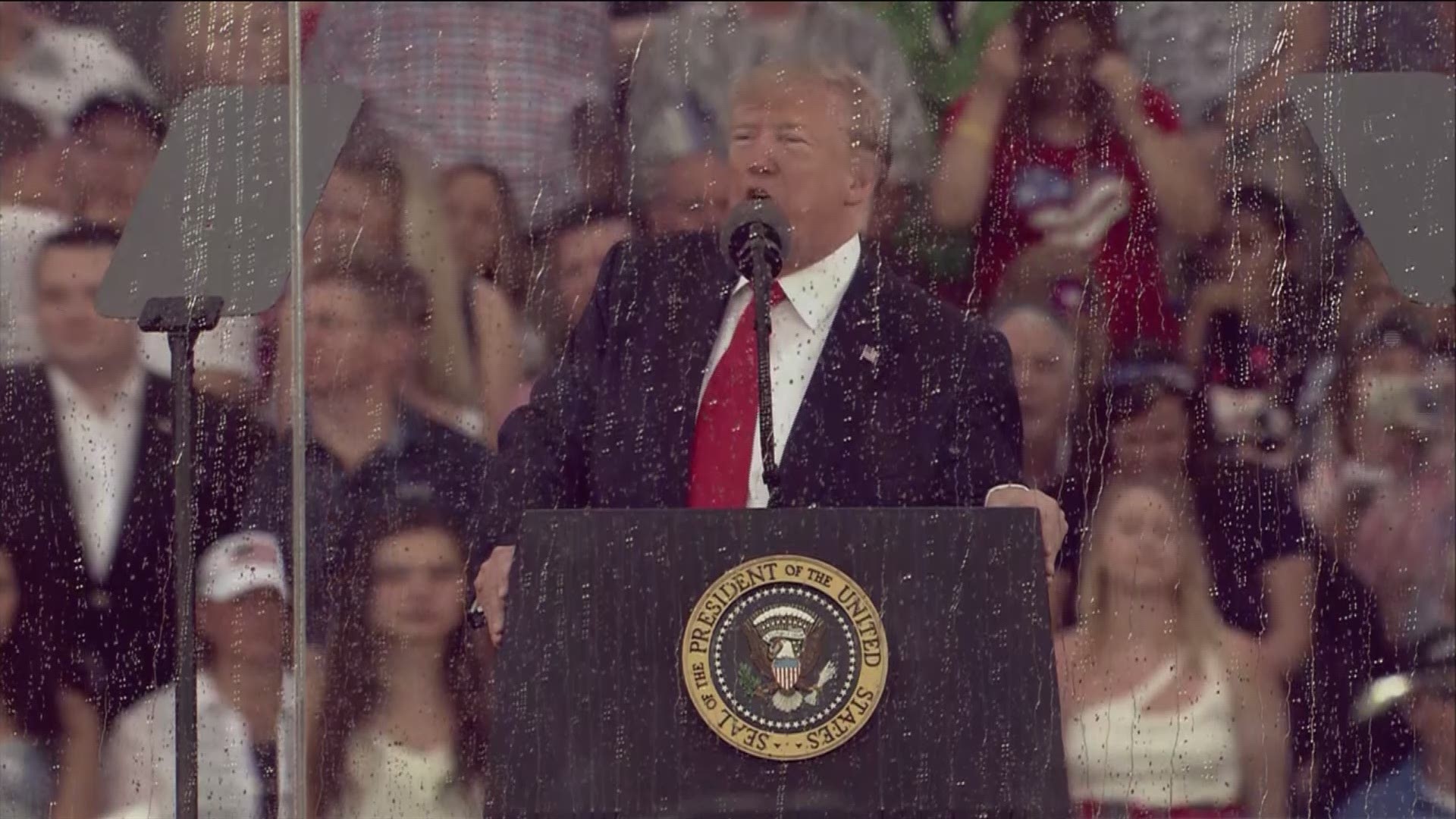 During President Trump's July 4th speech, the president seemed to flub a bit of American history when he said how Revolutionary War troops 'took over the airport.'