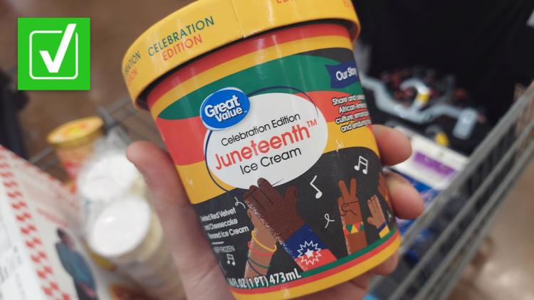Yes, Walmart was selling ‘Juneteenth’ ice cream and has since pulled it from shelves