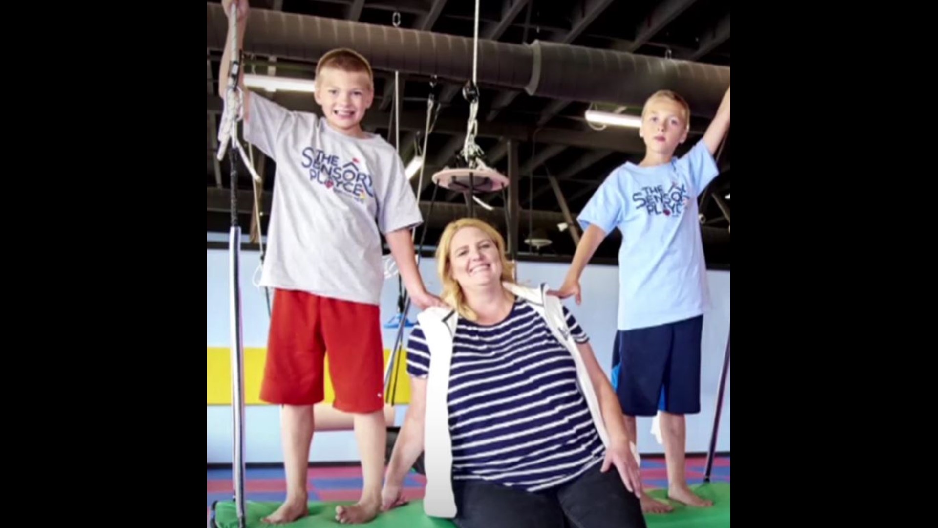 Inspired by her 10-year-old twin boys, mom Jen Johnson opened The Sensory Playce, a gym for kids with special needs and their families.