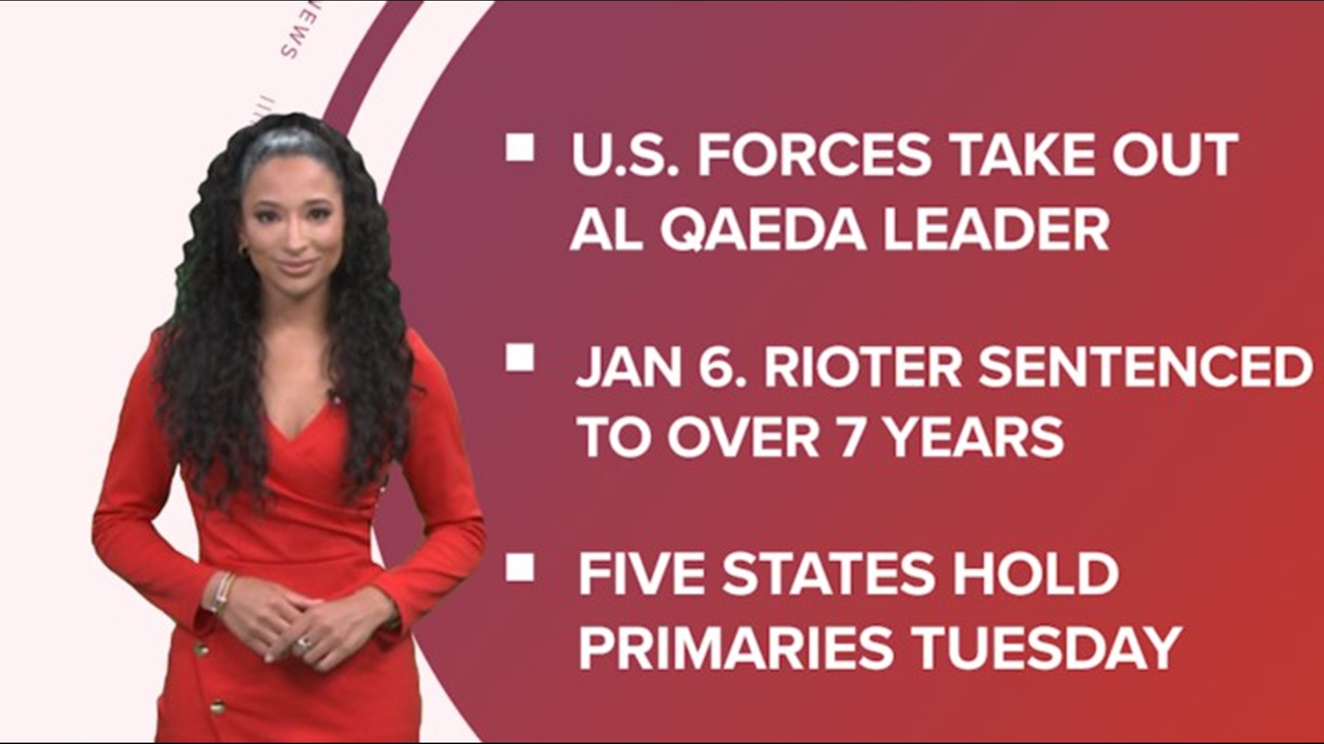 A look at what is happening in the news from US forces killing an Al Qaeda leader to California's largest wildfire of 2022 and primary elections in five states.
