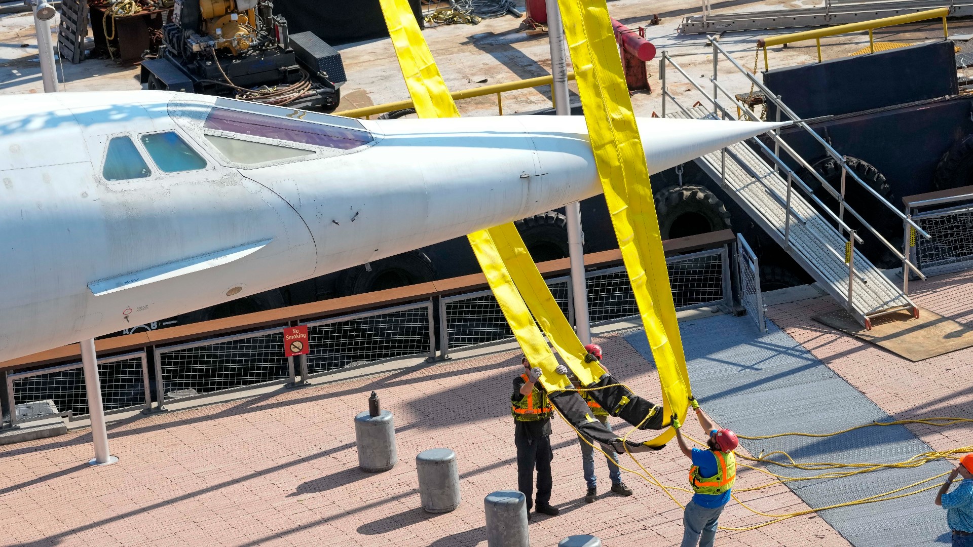 The only supersonic commercial jet that ever flew, the Concorde cruised at twice the speed of sound. A one-way ticket cost $6,000 in 2003.