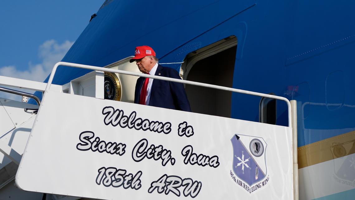 Trump kicks off a yearlong celebration of America's 250th anniversary with event in Iowa