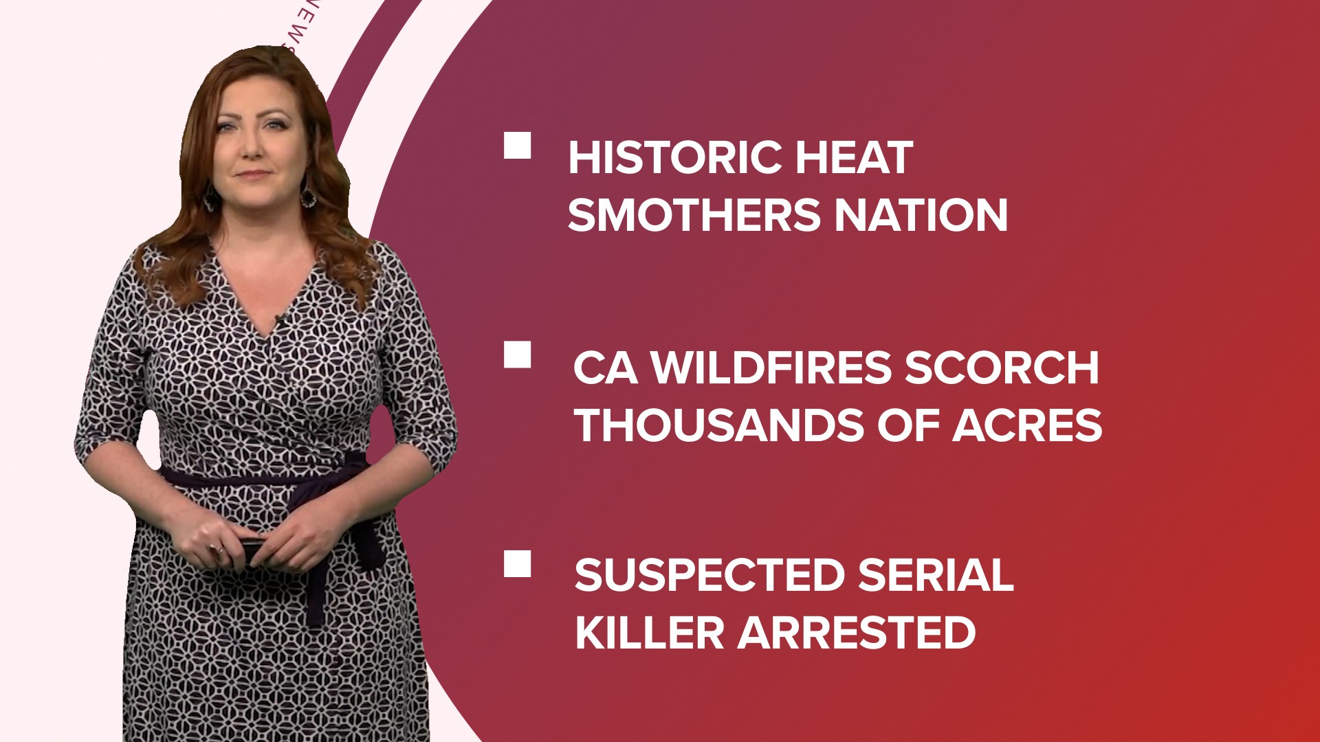 A look at what is happening in the news from deadly heat to new hope for the fight against Alzheimer's and lottery fever grows as jackpots increase.