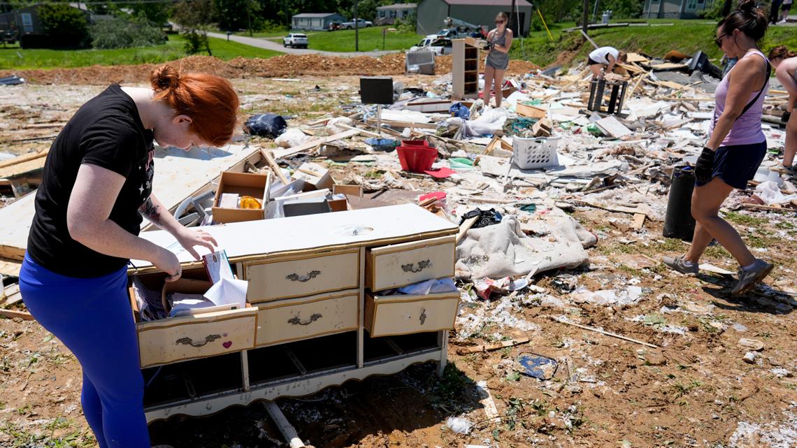 Kentucky family loses home to tornado twice in 3 years
