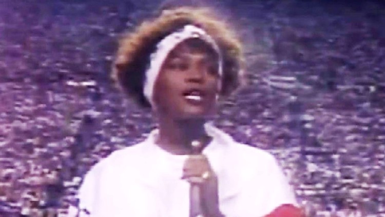 Whitney Houston S Super Bowl National Anthem Still Stands Strong 30 Years Later Wusa9 Com