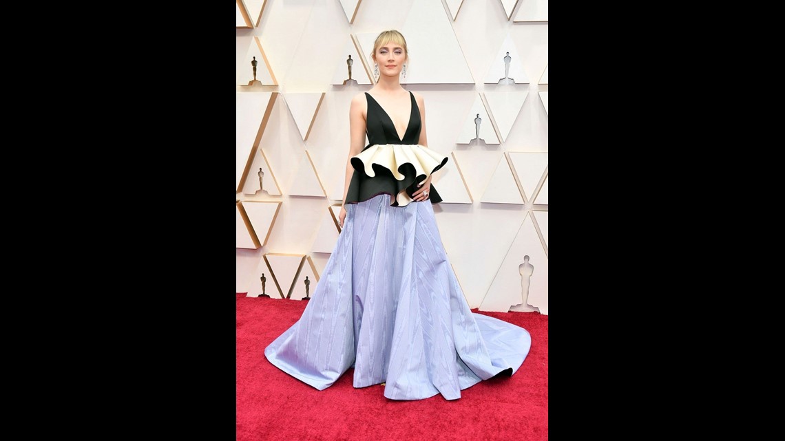 peplum dress red carpet Peplum Dresses Are Trending on the SAG Awards 2025 Red Carpet