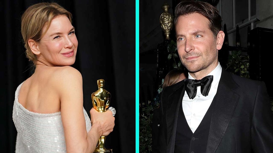 Bradley Cooper and Renee Zellweger Share Cute Oscars Moment 9 Years After  Their Split