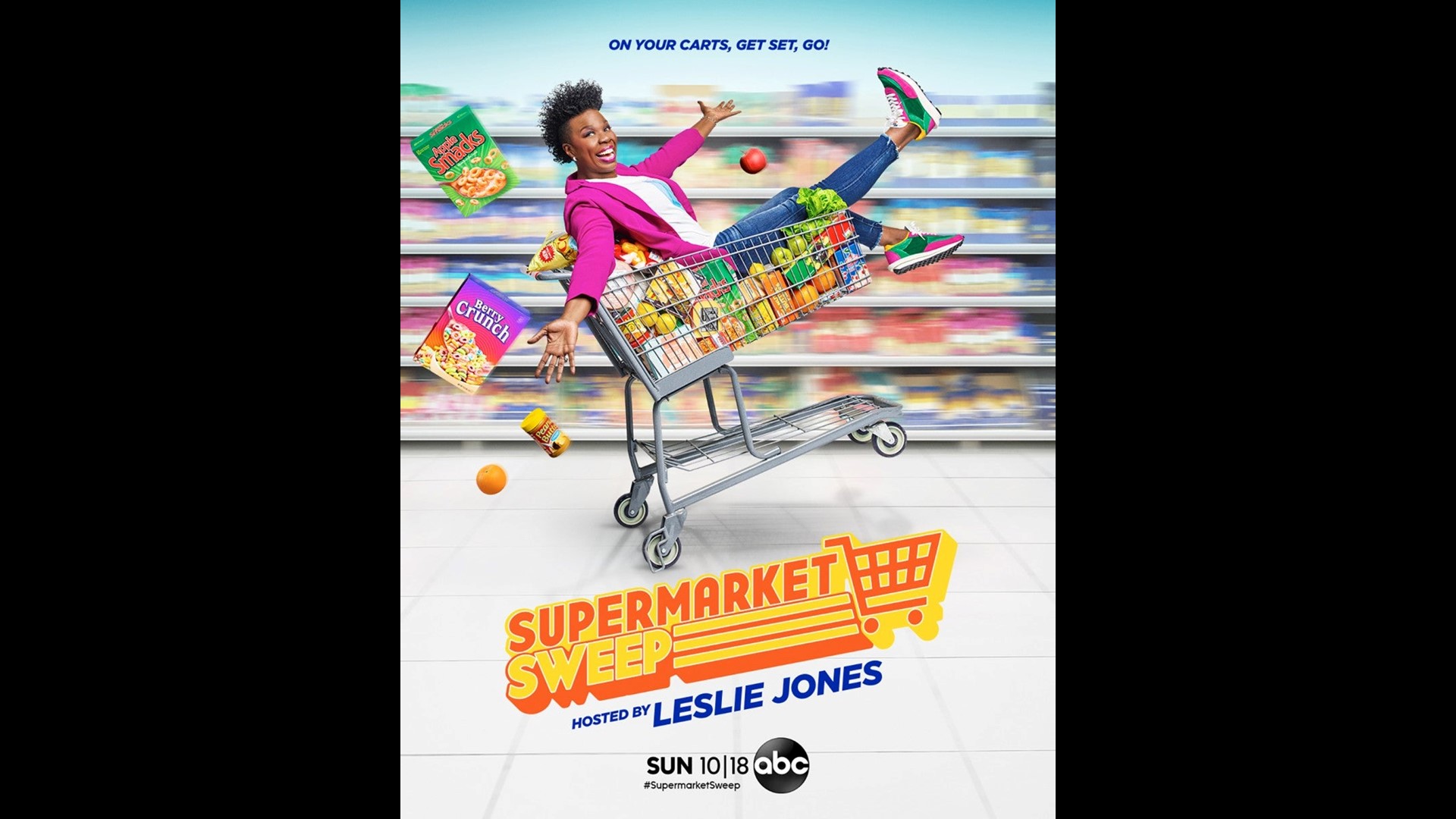 'Supermarket Sweep': First Look at Leslie Jones Hosting the ABC Reboot