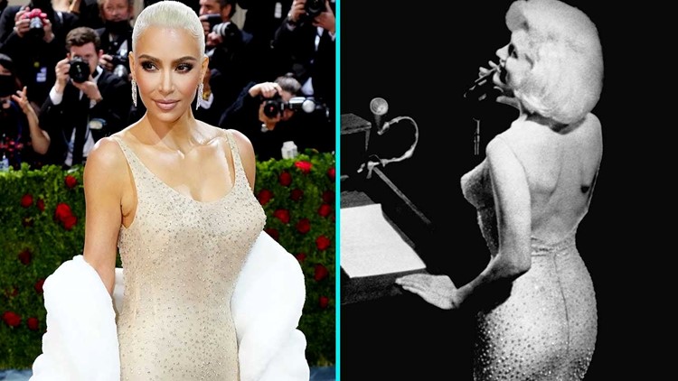 Kim Kardashian's Short Maternity Dress Flies Up Marilyn Monroe-Style