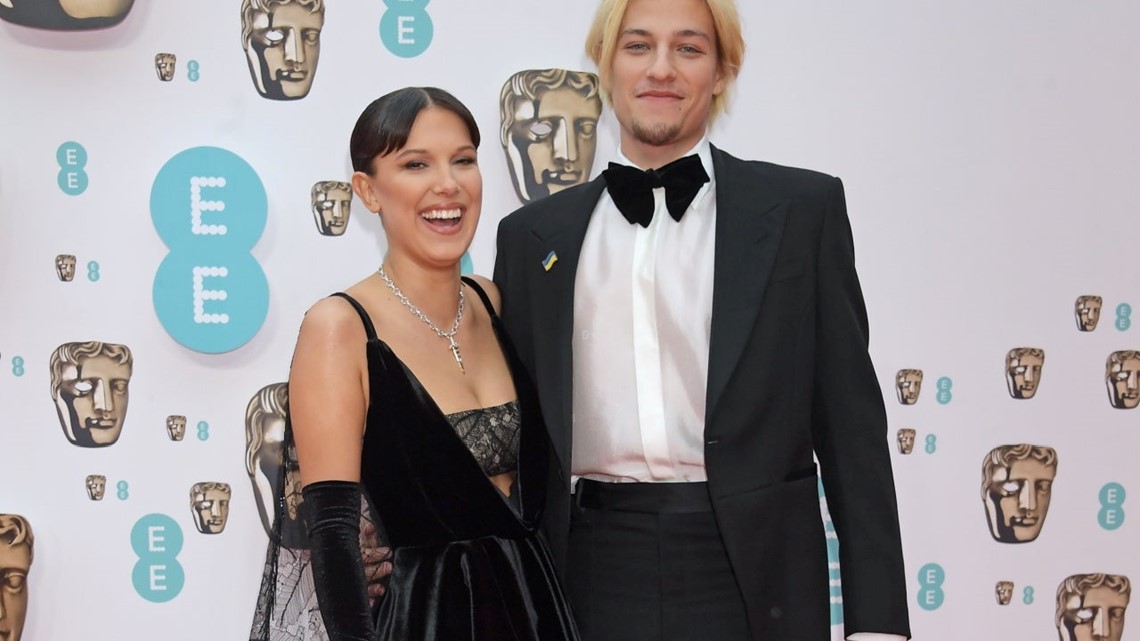 Millie Bobby Brown, Jake Bongiovi Hit the BAFTAs Red Carpet: Pics
