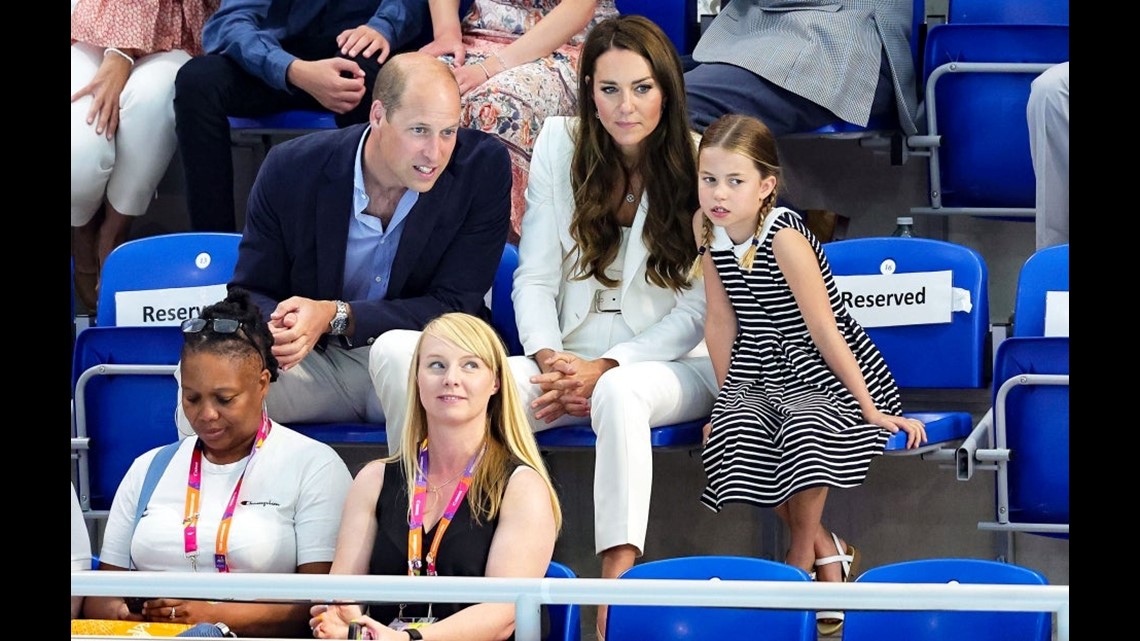 Princess Charlotte Makes Adorable Appearance at 2022 Commonwealth Games  With Kate Middleton and Prince William | wusa9.com