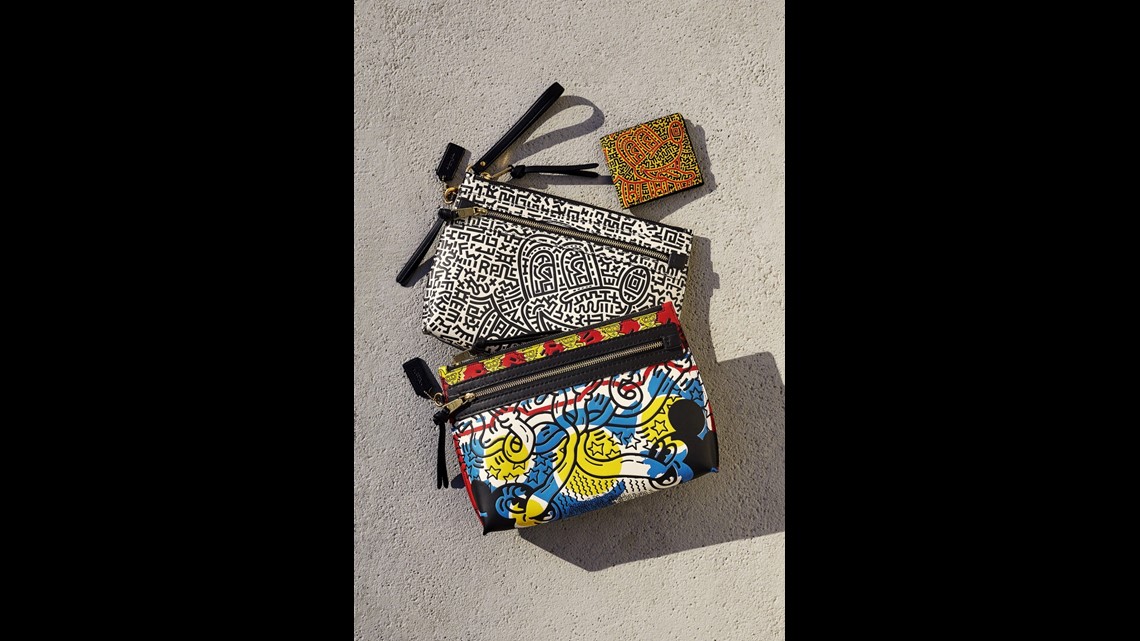 Disney x Keith sale HARING ACADEMY POUCH