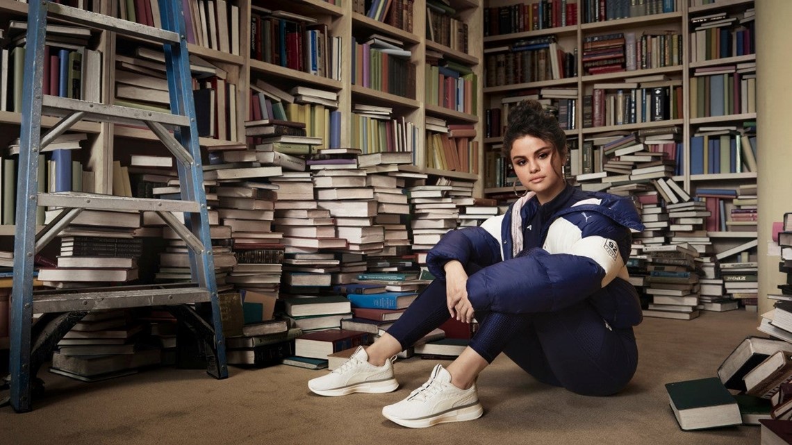 selena gomez puma shoes 60s