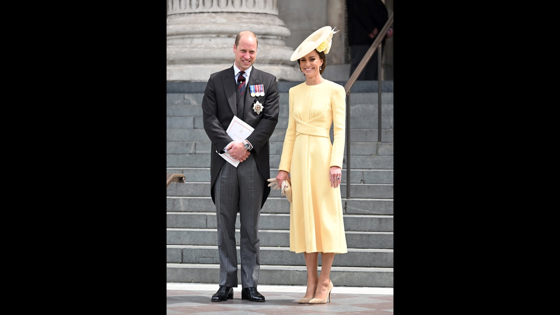 Meghan Markle And Kate Middleton Stylishly Step Out At Platinum Jubilee Thanksgiving Service 5452