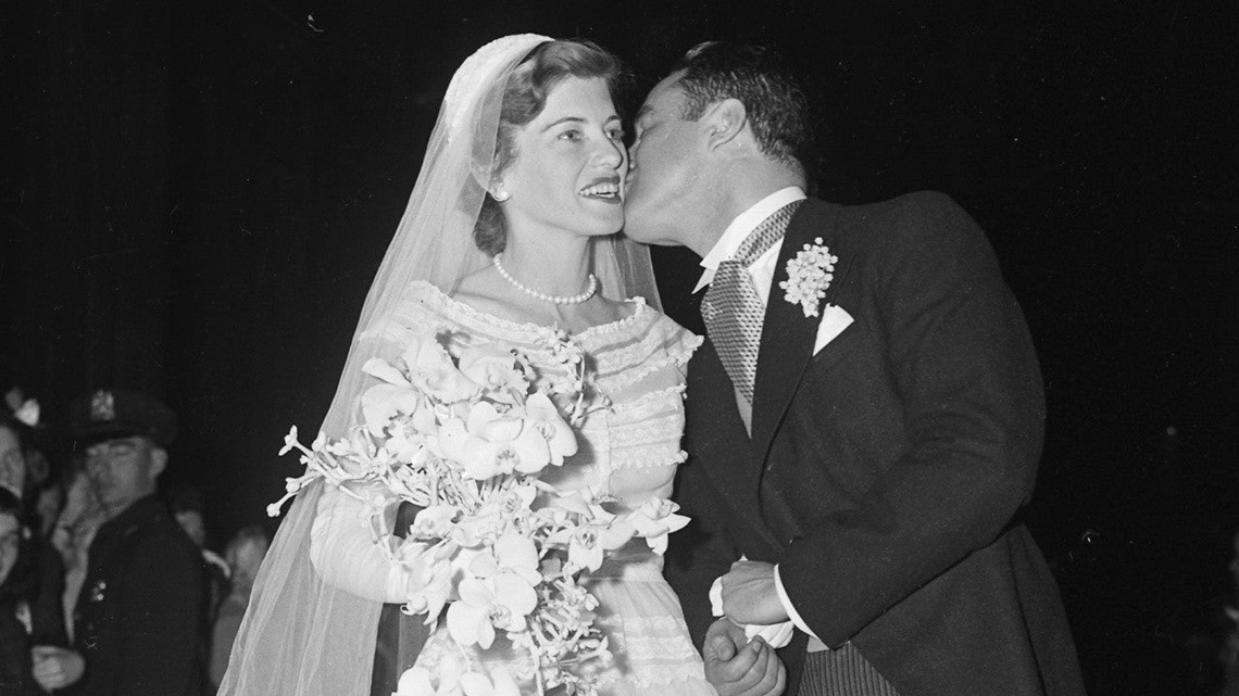 Eunice Kennedy Shriver Wore Grandmother's Dior Wedding Dress From 1953