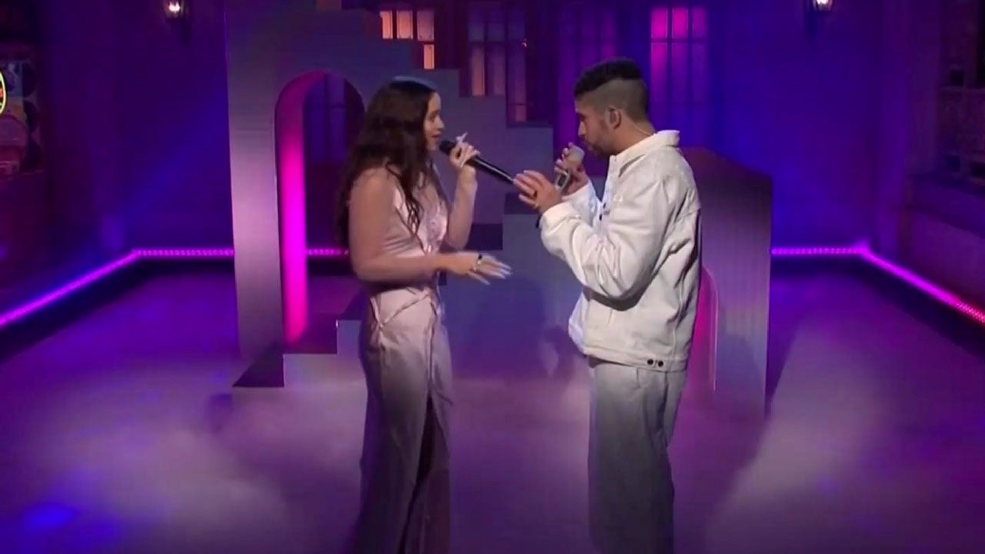 Bad Bunny and Rosalía Light Up 'Saturday Night Live' With ...